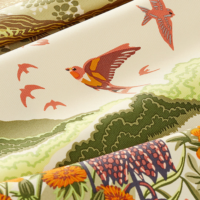 Rewilding Nature scarf 90 | Hermès USA